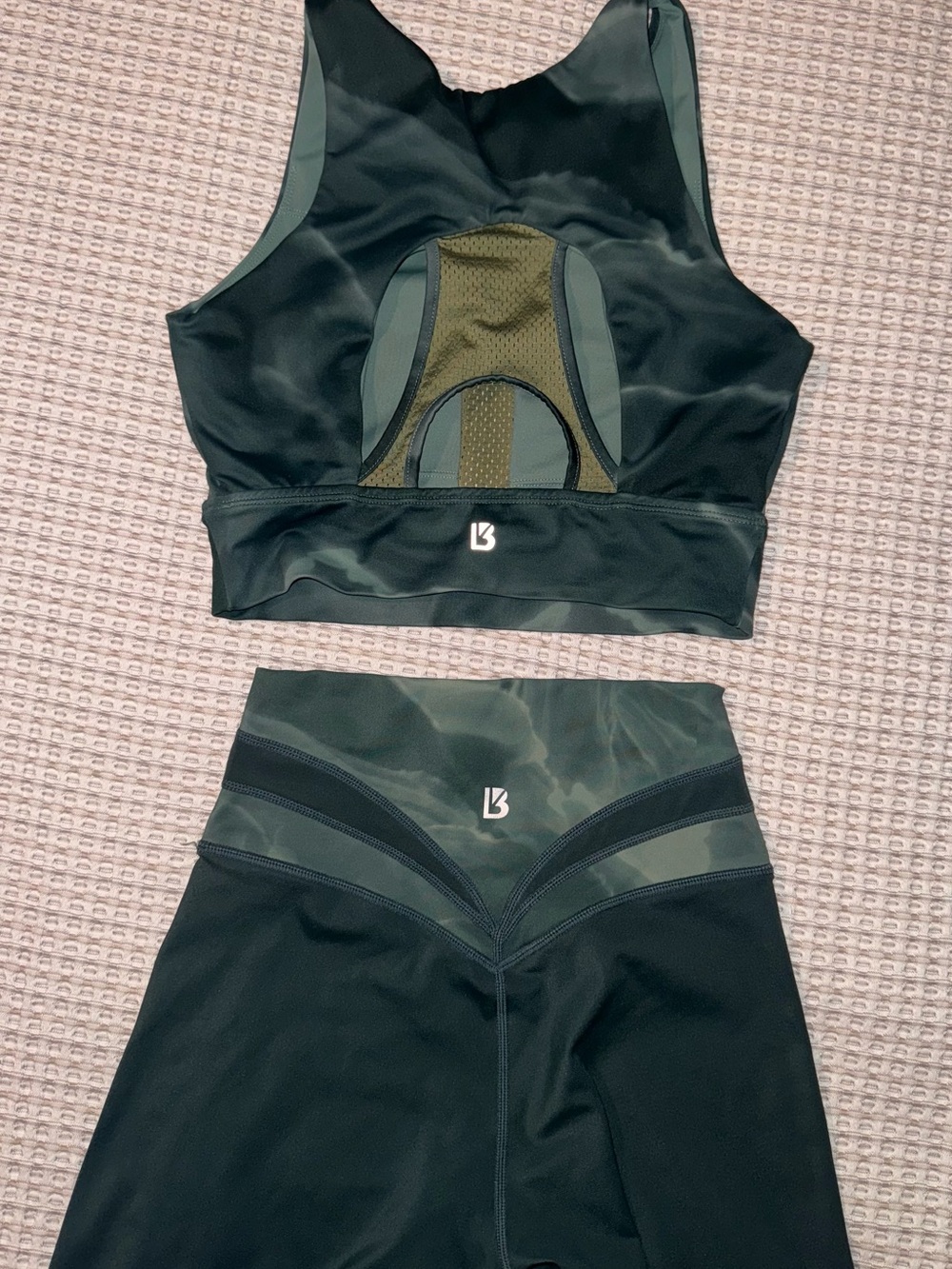BUFFBUNNY Green Set Tie Dye